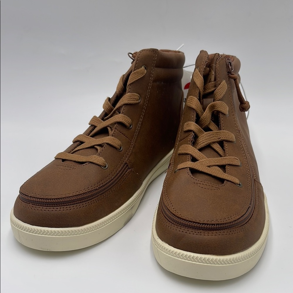 NWT BILLY Footwear Kids’ Zip-Around Boots - Brown (Big Kids, Various Sizes) - Picture 1 of 10